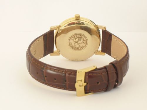 fig 5. SUPERB SOLID 9CT GOLD OMEGA SEAMASTER CAL 552 MENS WATCH 