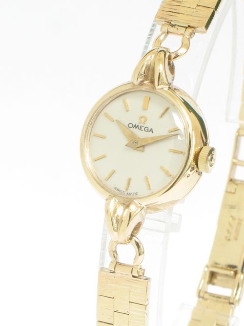 fig 2. BEAUTIFUL SOLID 9CT GOLD OMEGA LADIES COCKTAIL WATCH C1953