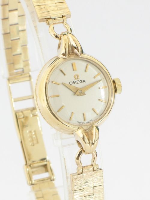 fig 4. BEAUTIFUL SOLID 9CT GOLD OMEGA LADIES COCKTAIL WATCH C1953