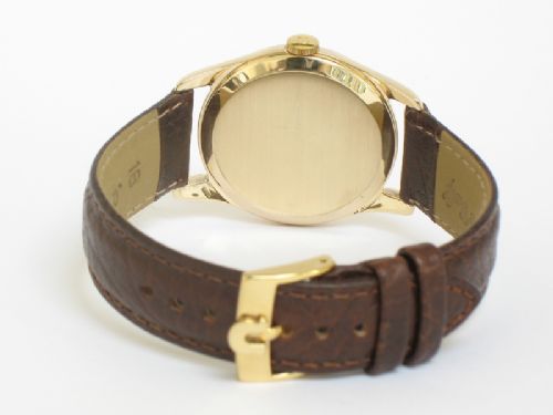 fig 4. STUNNING SOLID 9CT GOLD OMEGA CALIBRE 268 MENS WATCH C1960