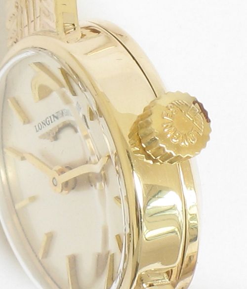 fig 4. EXCEPTIONAL MINT CONDITION SOLID 9CT GOLD LONGINES LADIES COCKTAIL WATCH