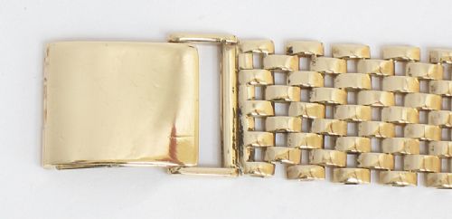 fig 2. SOLID 9CT GOLD MENS WATCH BRACELET OR STRAP