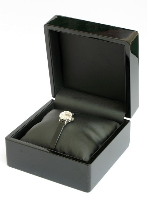 fig 9. EXQUISITE SOLID 18CT WHITE GOLD OMEGA LADIES COCKTAIL WATCH