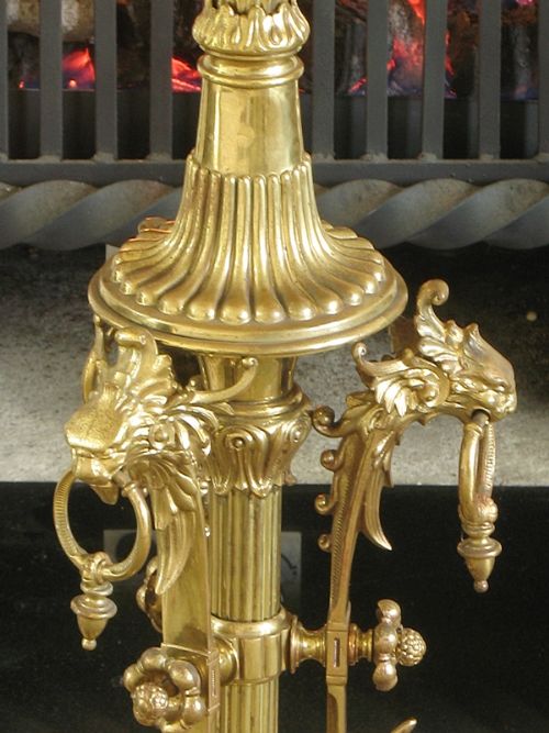 fig 3. BREATHTAKING DECORATIVE VICTORIAN SOLID BRASS STANDARD LAMP BY MESSENGER C1900