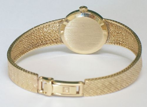 fig 8. BEAUTIFUL SOLID 9CT GOLD LADIES OMEGA COCKTAIL WATCH