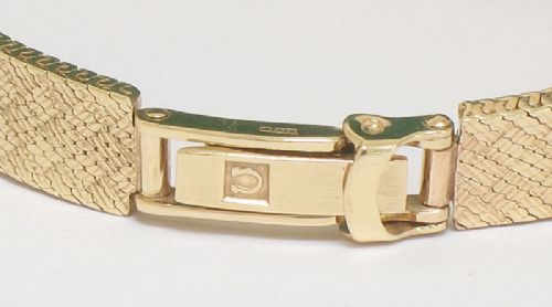 fig 9. BEAUTIFUL SOLID 9CT GOLD LADIES OMEGA COCKTAIL WATCH