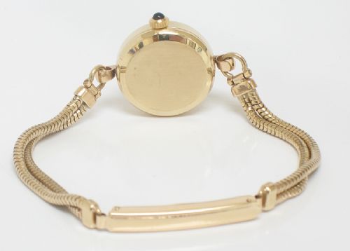 fig 6. DEVINE SOLID 9CT GOLD ROLEX PRECISION LADIES COCKTAIL WATCH