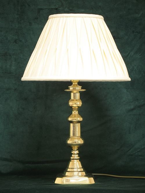 Beautiful Victorian Solid Brass Desk or Table Lamp C1890