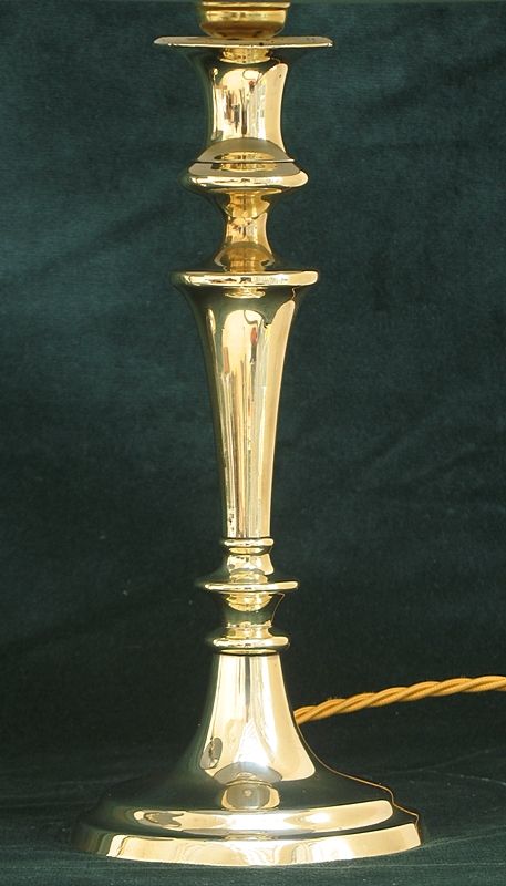 fig 3. SUPERB PAIR OF WILLIAM IV SOLID BRASS TABLE OR DESK LAMPS C1830 