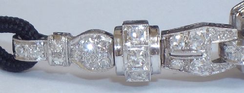 fig 5. BREATHTAKING ART DECO LONGINES PLATINUM AND DIAMOND LADIES COCKTAIL WATCH C1933