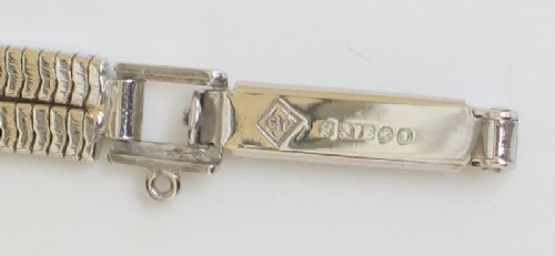 fig 7. BEAUTIFUL ART DECO PLATINUM AND DIAMOND GIRARD PERREGAUX LADIES COCKTAIL WATCH C1945