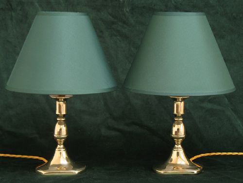 Beautiful Pair of Genuine Georgian Regency Desk or Table Lamps C1820