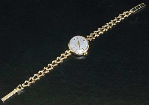 fig 5. GORGEOUS SOLID 9ct GOLD LADIES ROLEX PRECISION COCKTAIL WATCH c1957