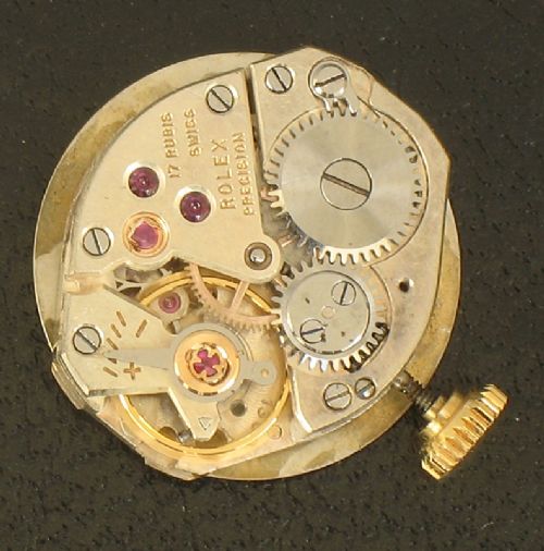 fig 9. GORGEOUS SOLID 9ct GOLD LADIES ROLEX PRECISION COCKTAIL WATCH c1957