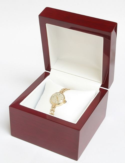 fig 10. GORGEOUS SOLID 9ct GOLD LADIES ROLEX PRECISION COCKTAIL WATCH c1957