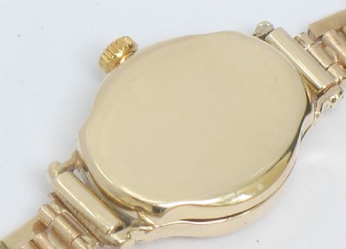 fig 4. BEAUTIFUL SOLID 9ct GOLD LADIES ROLEX PRECISION COCKTAIL WATCH c1962