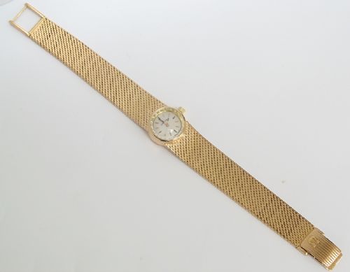 fig 5. STUNNING HEAVY SOLID 18CT GOLD OMEGA LADYMATIC COCKTAIL WATCH C1960