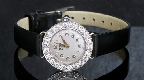 fig 7. EXQUISITE ROLEX TUDOR ROYAL ART DECO PLATINUM AND DIAMONDS LADIES COCKTAIL WATCH C1940