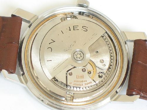 fig 6. LONGINES FLAGSHIP AUTOMATIC STAINLESS STEEL MENS WATCH C1960