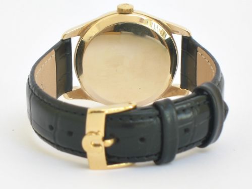 fig 6. STUNNING SOLID 9CT GOLD OMEGA CALIBRE 267 MENS WATCH