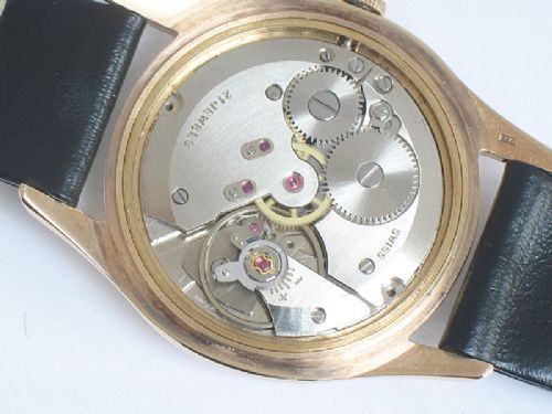 fig 6. MINT CONDITION SOLID 9CT GOLD ROTARY MENS WATCH WITH ORIGINAL BOX
