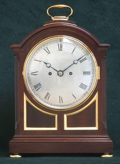 Magnificent Twin Fusee Victorian Mahogany Bracket Clock by J.j.elliott London C1890