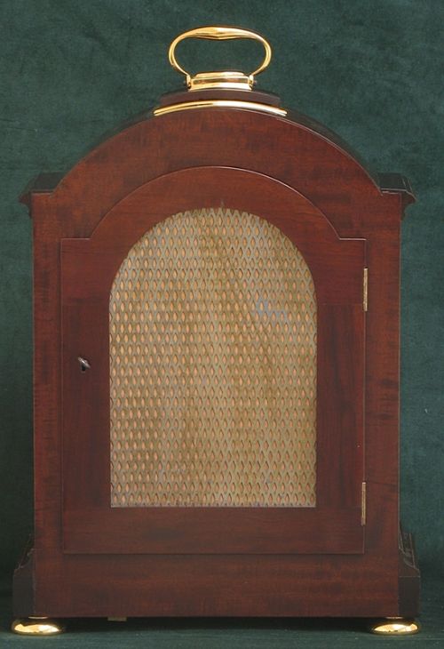 fig 3. MAGNIFICENT TWIN FUSEE VICTORIAN MAHOGANY BRACKET CLOCK BY J.J.ELLIOTT LONDON C1890
