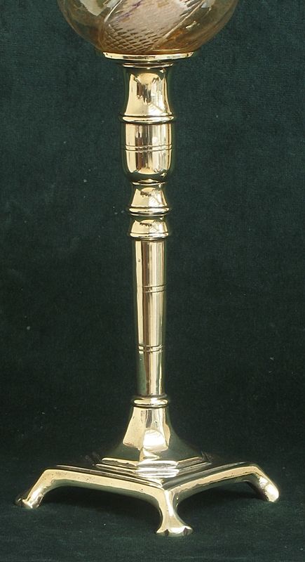 fig 2. RARE PAIR OF VICTORIAN FRENCH ART NOUVEAU PIANO OR PEG OIL LAMPS C1880