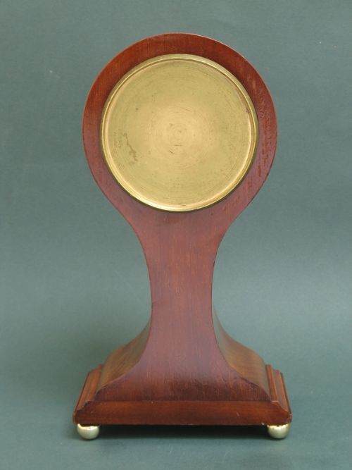 fig 2. BEAUTIFUL EDWARDIAN MAHOGANY BALLOON MANTEL CLOCK