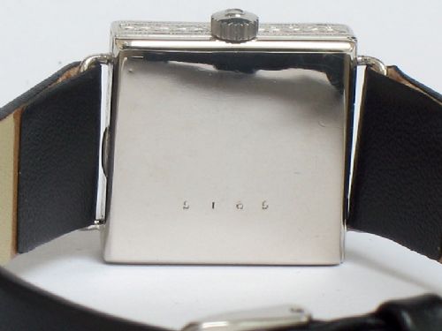 fig 7. BREATHTAKING OMEGA 18CT WHITE GOLD AND DIAMONDS LADIES ART DECO COCKTAIL WATCH C1928