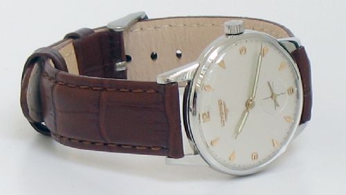 fig 4. STAINLESS STEEL LONGINES 30L MENS WATCH C1960