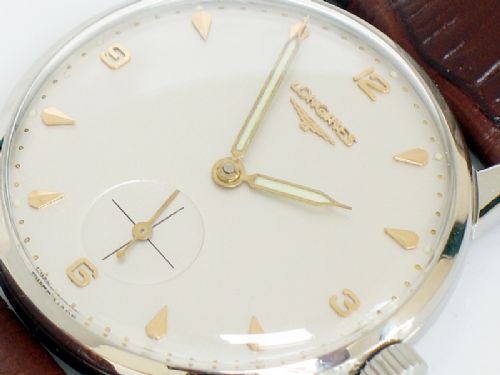 fig 6. STAINLESS STEEL LONGINES 30L MENS WATCH C1960