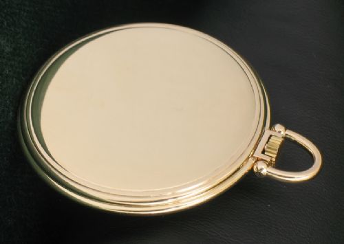 fig 6. RARE MINT CONDITION SOLID 9CT GOLD GENUINE CYMA TAVANNES SLIMLINE ART DECO POCKET WATCH C1939