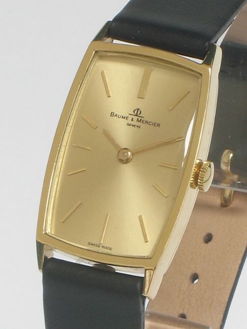 fig 2. SUPERB SOLID 18CT GOLD BAUME AND MERCIER MENS OR LADIES WATCH
