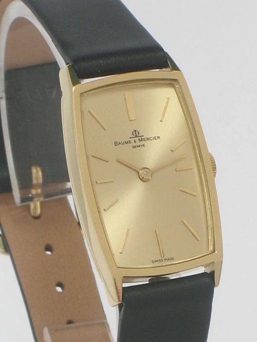 fig 3. SUPERB SOLID 18CT GOLD BAUME AND MERCIER MENS OR LADIES WATCH
