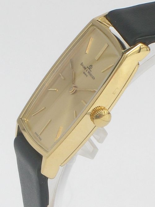 fig 4. SUPERB SOLID 18CT GOLD BAUME AND MERCIER MENS OR LADIES WATCH