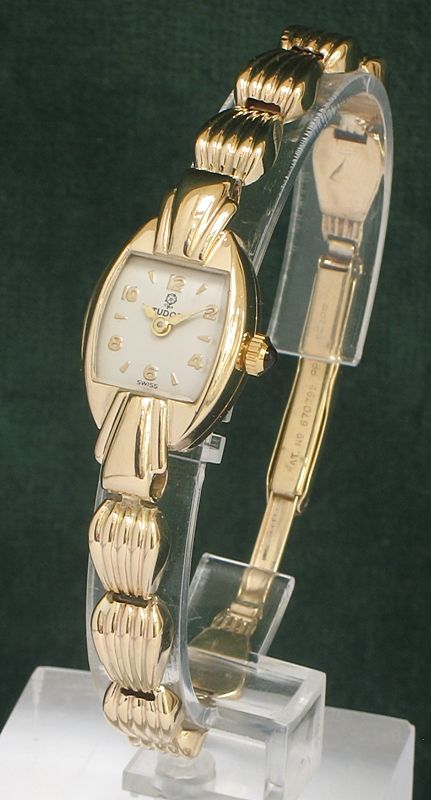 Beautiful Solid 9ct Gold Rolex Tudor Ladies Art Deco Cocktail Watch C1949/50