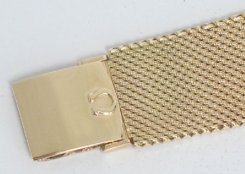 fig 5. STUNNING SOLID 9CT GOLD OMEGA AUTOMATIC MENS WATCH