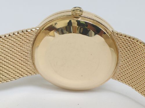 fig 9. STUNNING SOLID 9CT GOLD OMEGA AUTOMATIC MENS WATCH