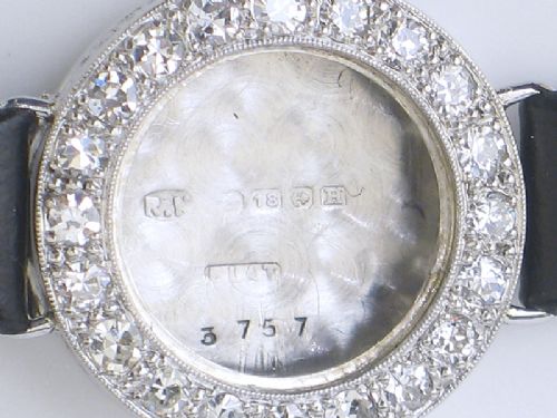 fig 7. BEAUTIFUL LONGINES 18CT WHITE GOLD AND DIAMONDS ART DECO LADIES COCKTAIL WATCH C1932