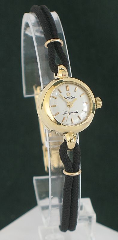 fig 1. BEAUTIFUL SOLID 18CT GOLD OMEGA LADYMATIC COCKTAIL WATCH C1958-59