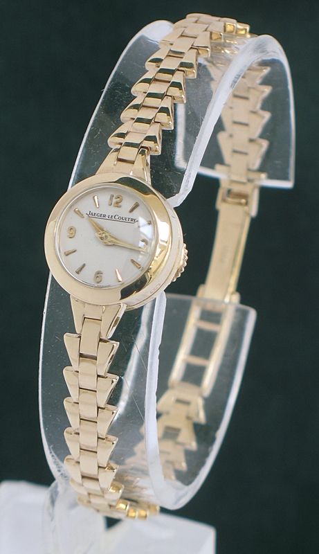 Lovely Solid 9ct Gold Jeager-lecoultre Backwind Ladies Cocktail Watch