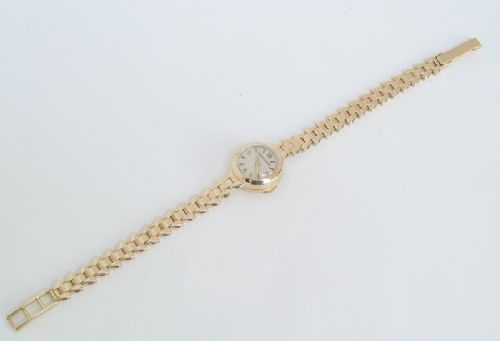 fig 6. LOVELY SOLID 9CT GOLD JEAGER-LECOULTRE BACKWIND LADIES COCKTAIL WATCH