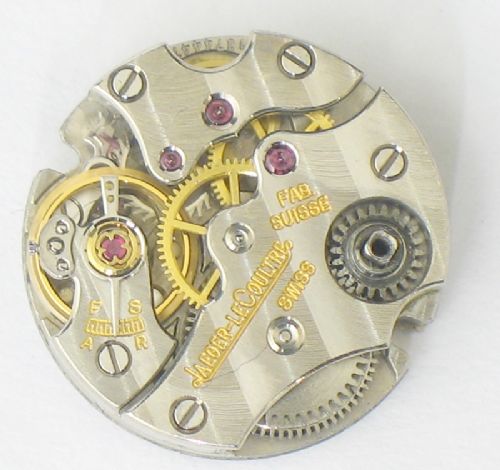 fig 8. LOVELY SOLID 9CT GOLD JEAGER-LECOULTRE BACKWIND LADIES COCKTAIL WATCH