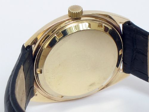 fig 6. STUNNING HEAVY SOLID 9CT GOLD MENS AUTOMATIC WATCH BY GARRARD THE CROWN JEWELLERS