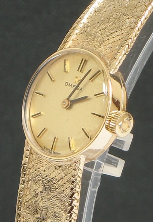 fig 6. BEAUTIFUL SOLID 9CT GOLD OMEGA LADIES COCKTAIL WATCH