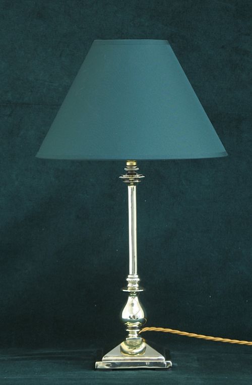 Superb Edwardian Solid Brass Desk or Table Lamp C1910