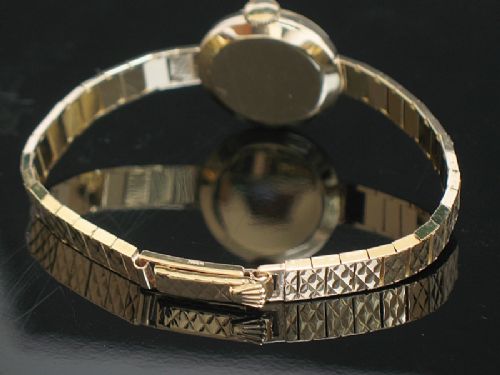 fig 3. EXQUISITE SOLID 9CT GOLD ROLEX TUDOR ROYAL LADIES COCKTAIL WATCH