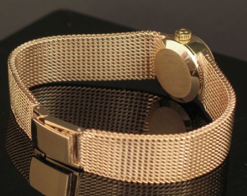 fig 8. BEAUTIFUL SOLID 9CT GOLD OMEGA LADYMATIC LADIES COCKTAIL WATCH
