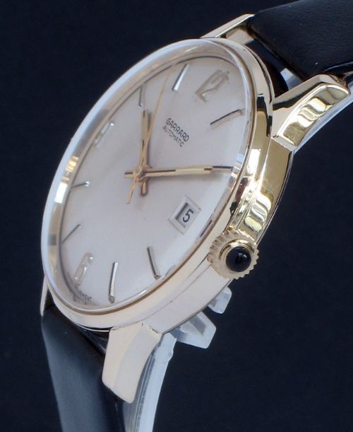 fig 4. STUNNING SOLID 9CT GOLD AUTOMATIC MENS WATCH BY GARRARD